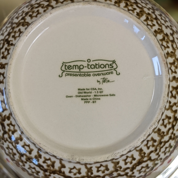 Temptations Tara Old World Mixing Bowl 1.5 Qt - Picture 6 of 7